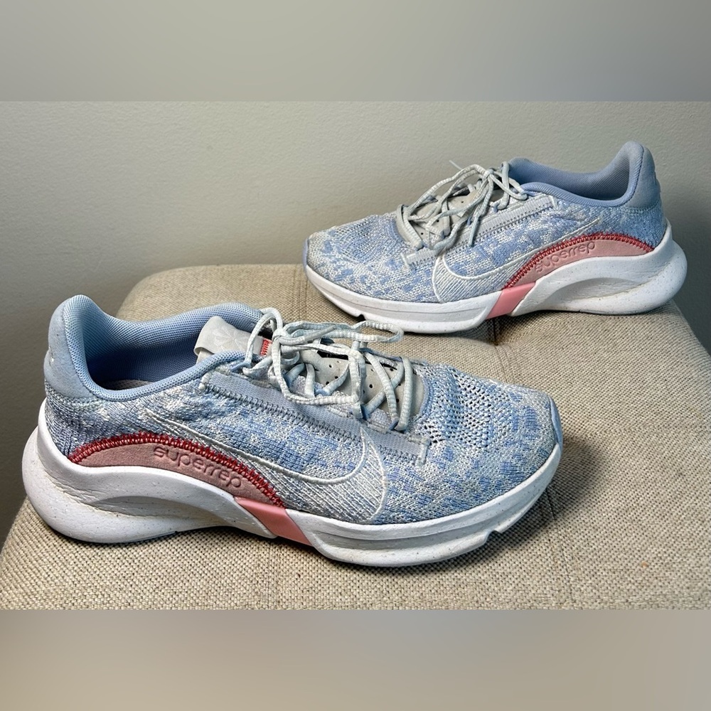 Nike SuperRep Go 3 Flyknit Next Nature DH3393-005 Sneaker Shoes Women's 9 EUC